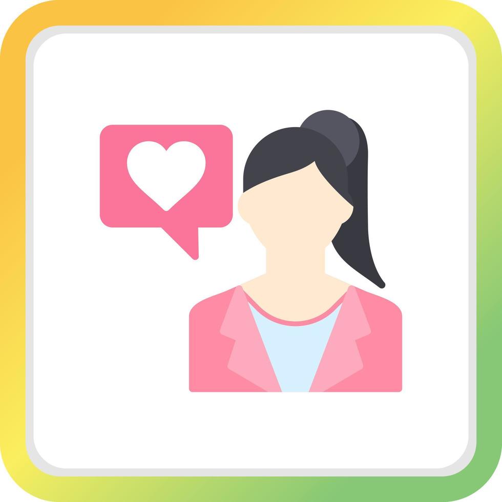 Woman Creative Icon Design vector