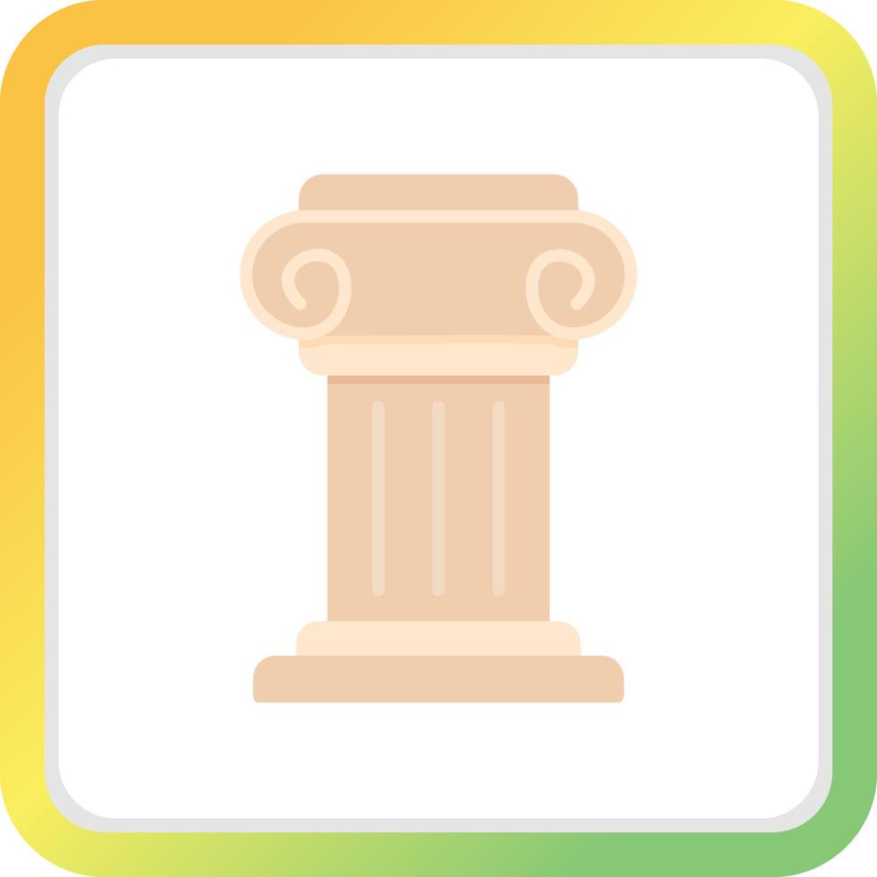 Pillar Creative Icon Design vector