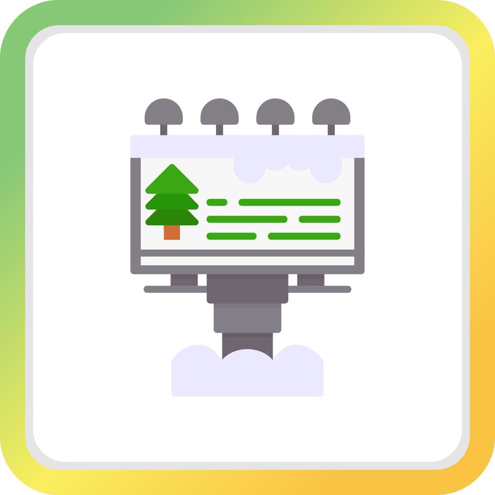 Billboard Creative Icon Design vector