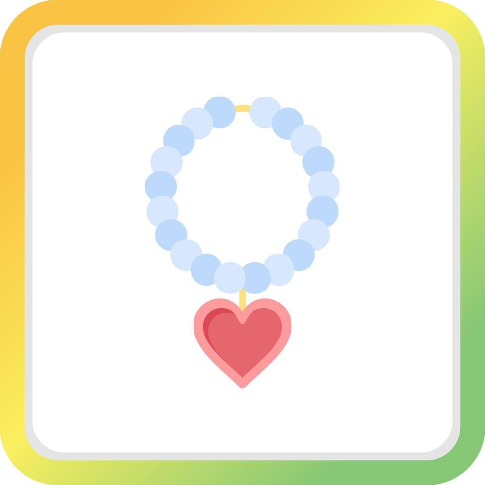 Pearl Necklace Creative Icon Design vector