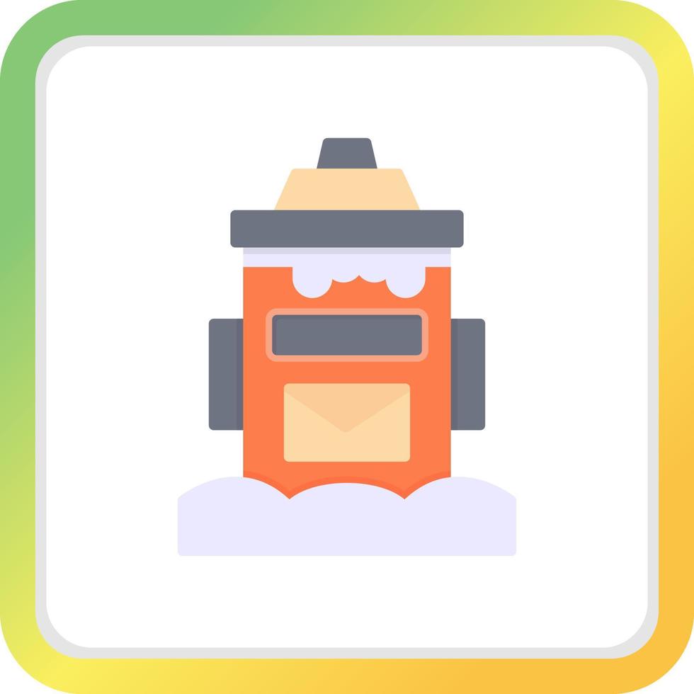 Postbox Creative Icon Design vector