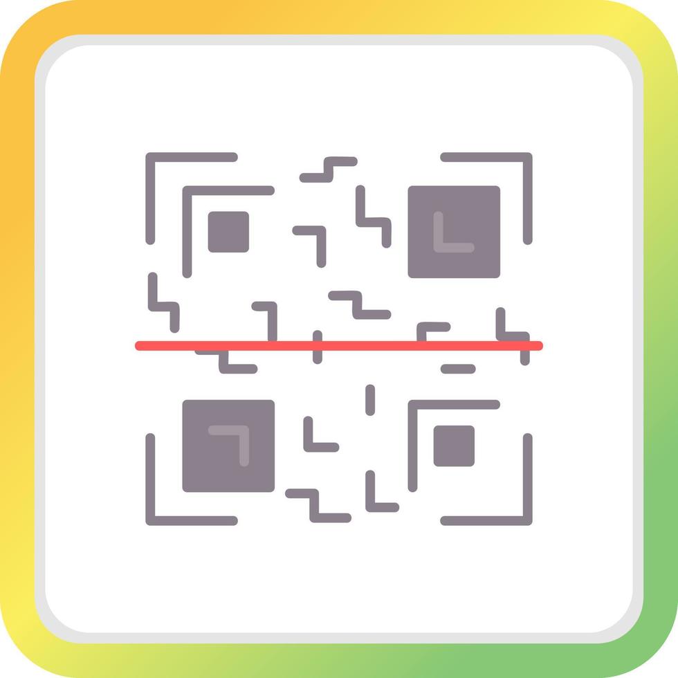 diseño de icono creativo de código qr vector