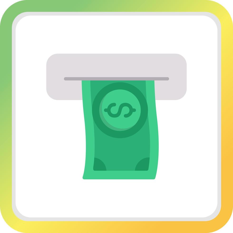 Withdrawal Creative Icon Design vector