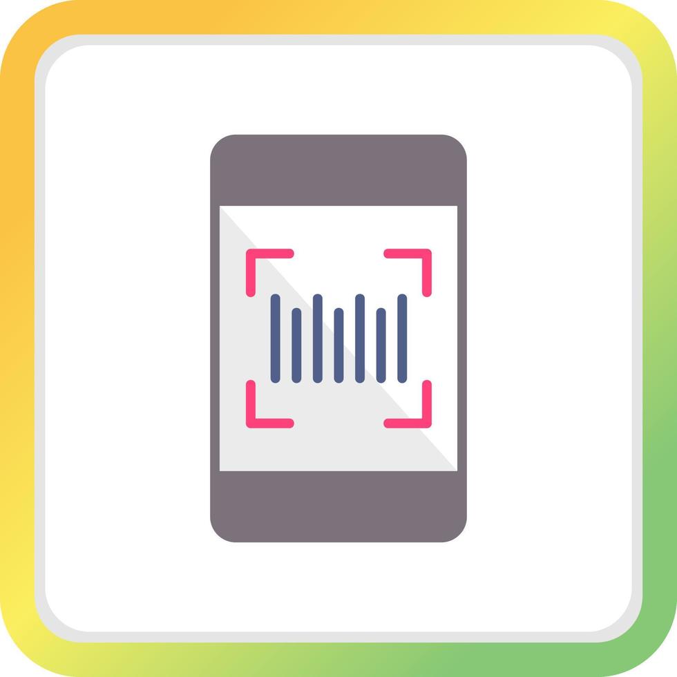 Barcode Creative Icon Design vector