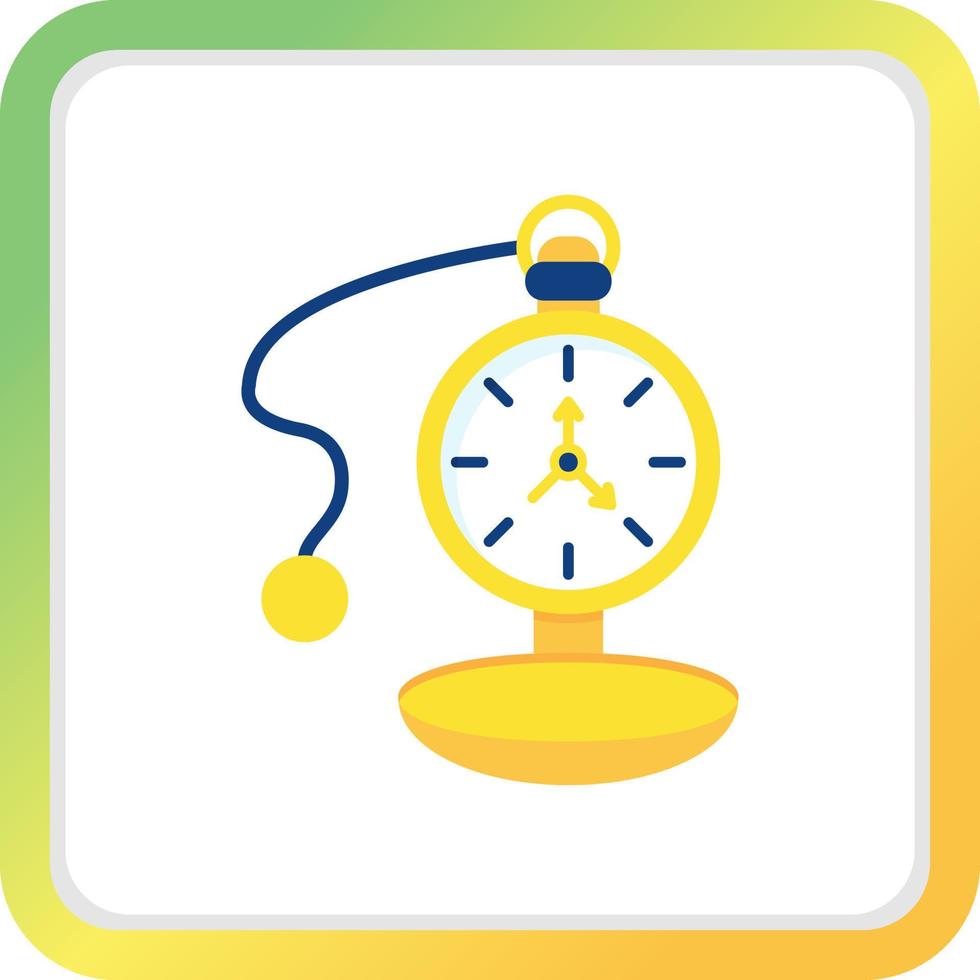 diseño de icono creativo de reloj de bolsillo vector