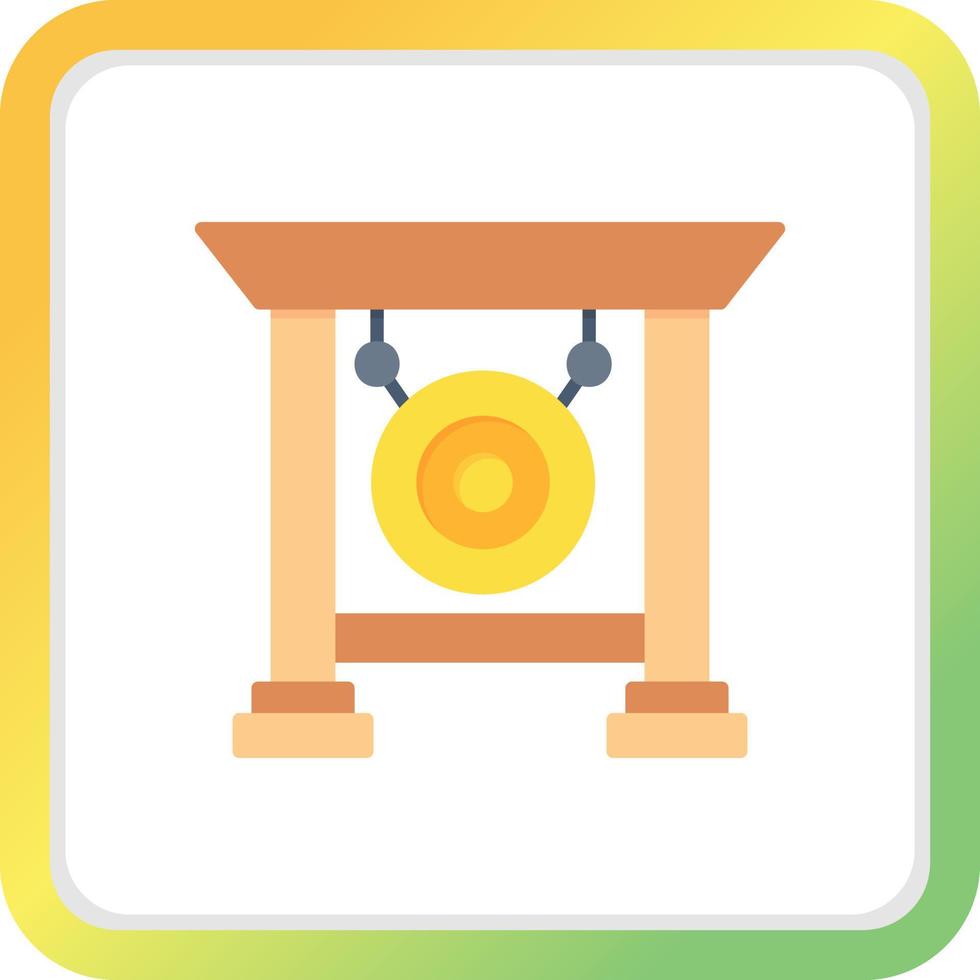 Gong Creative Icon Design vector