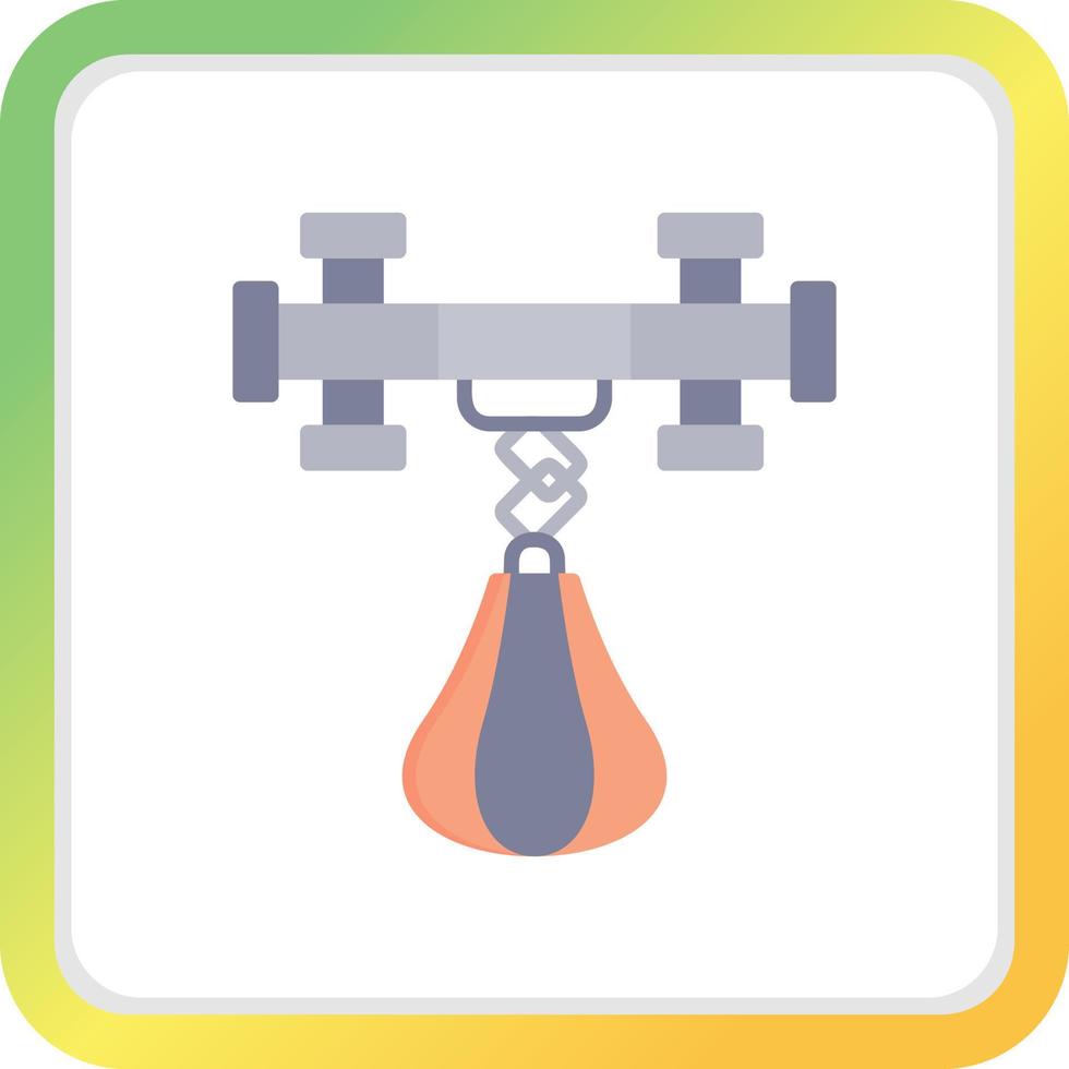 Punching Ball Creative Icon Design vector
