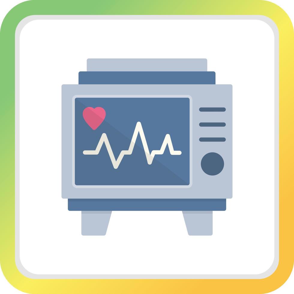 Cardiogram Creative Icon Design vector
