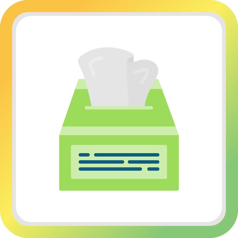 Tissue Box Creative Icon Design vector