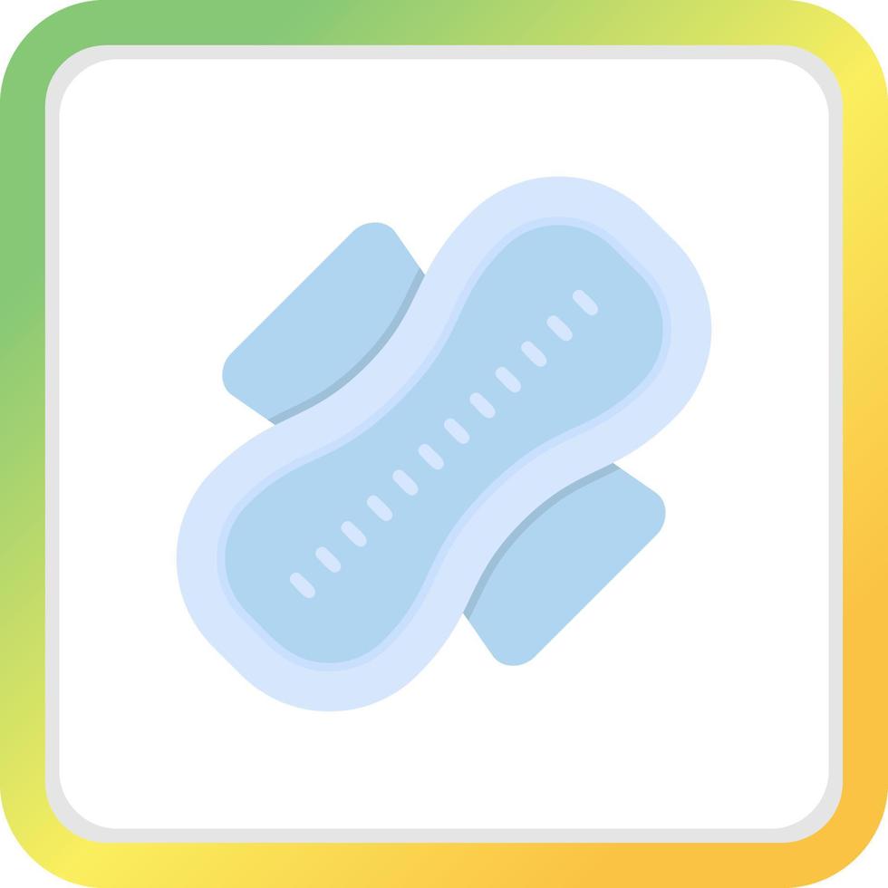 Sanitary Napkin Creative Icon Design vector