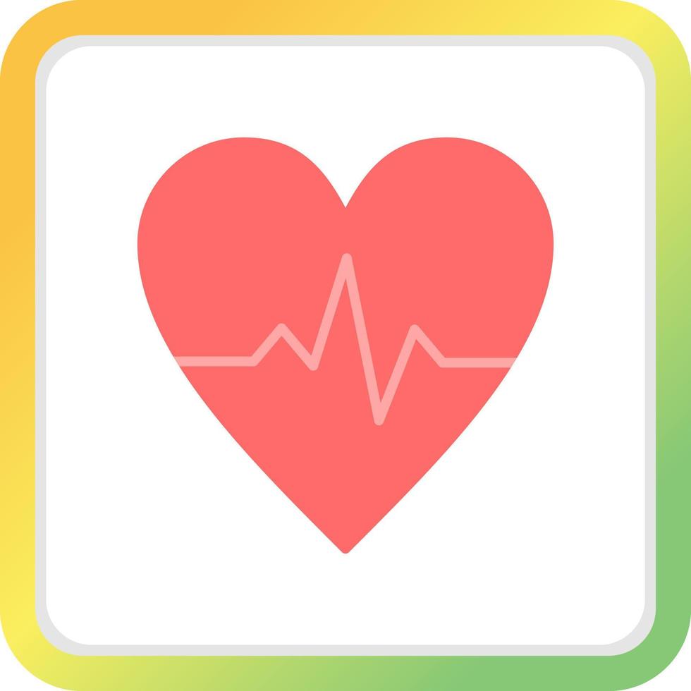 Heart Rate Creative Icon Design vector