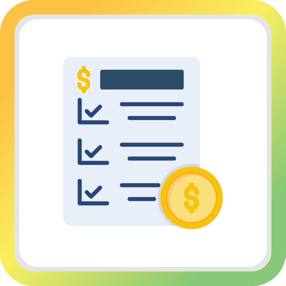 Price List Creative Icon Design vector