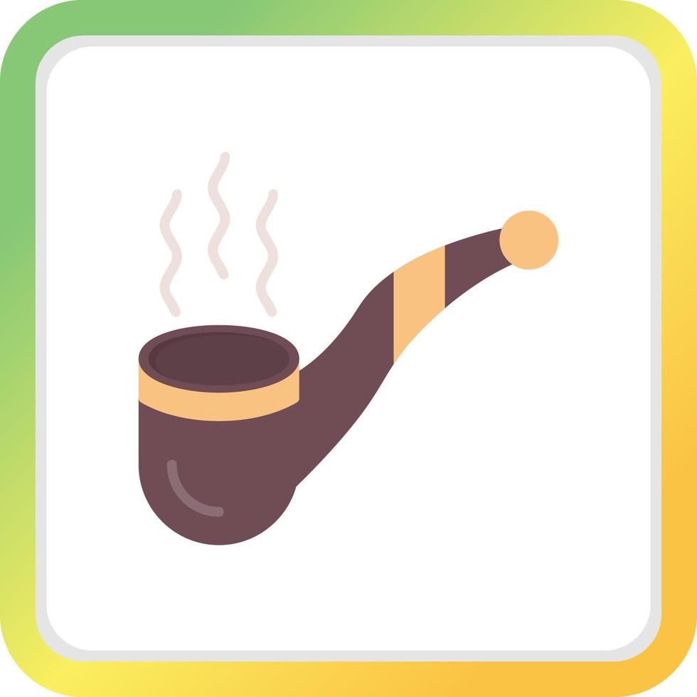 Pipe Cigar Creative Icon Design vector