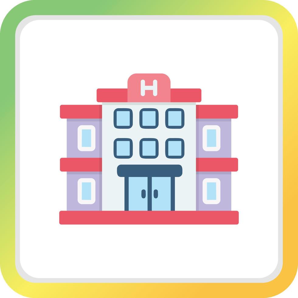 Hospital Creative Icon Design vector