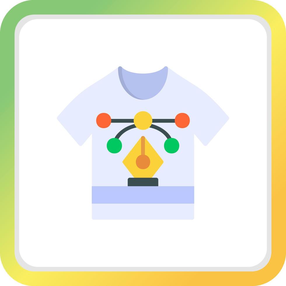 diseño de icono creativo de camiseta vector