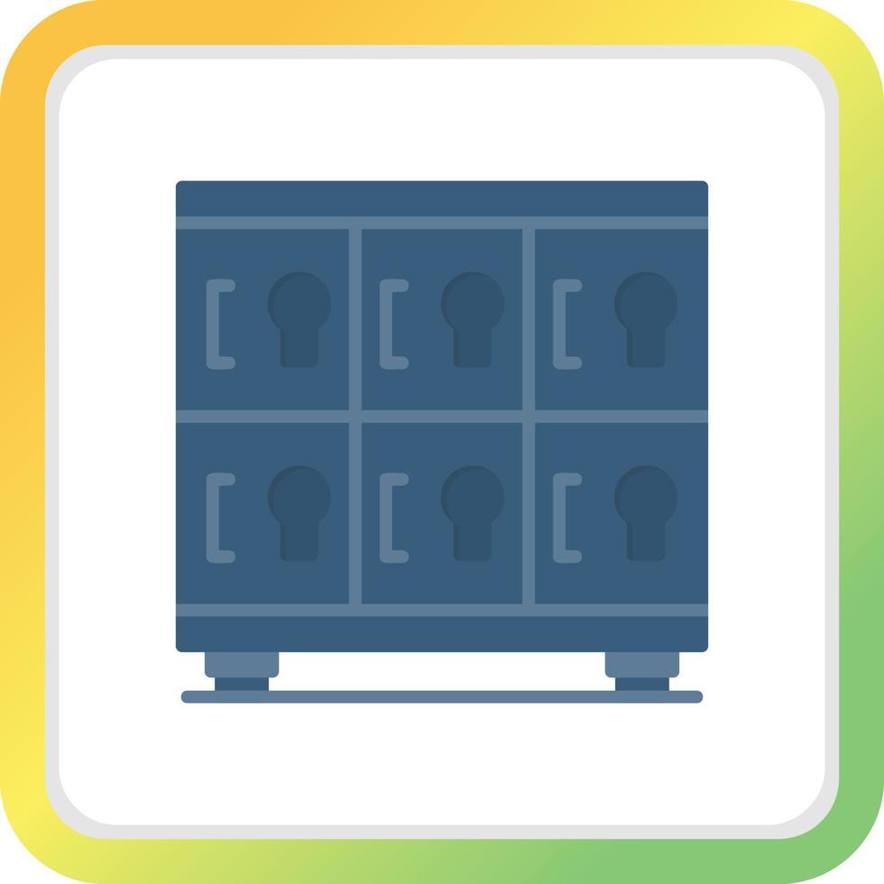 Office Locker Creative Icon Design vector