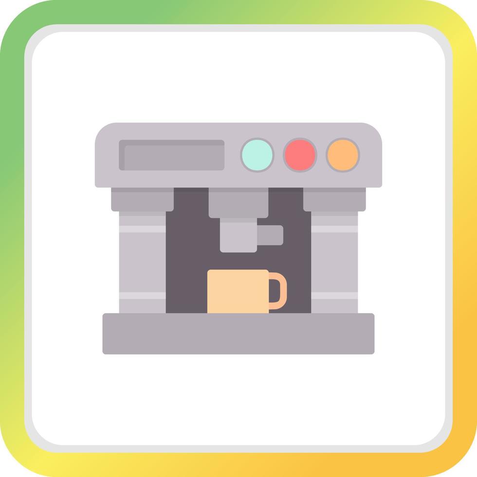 Coffee Maker Creative Icon Design vector