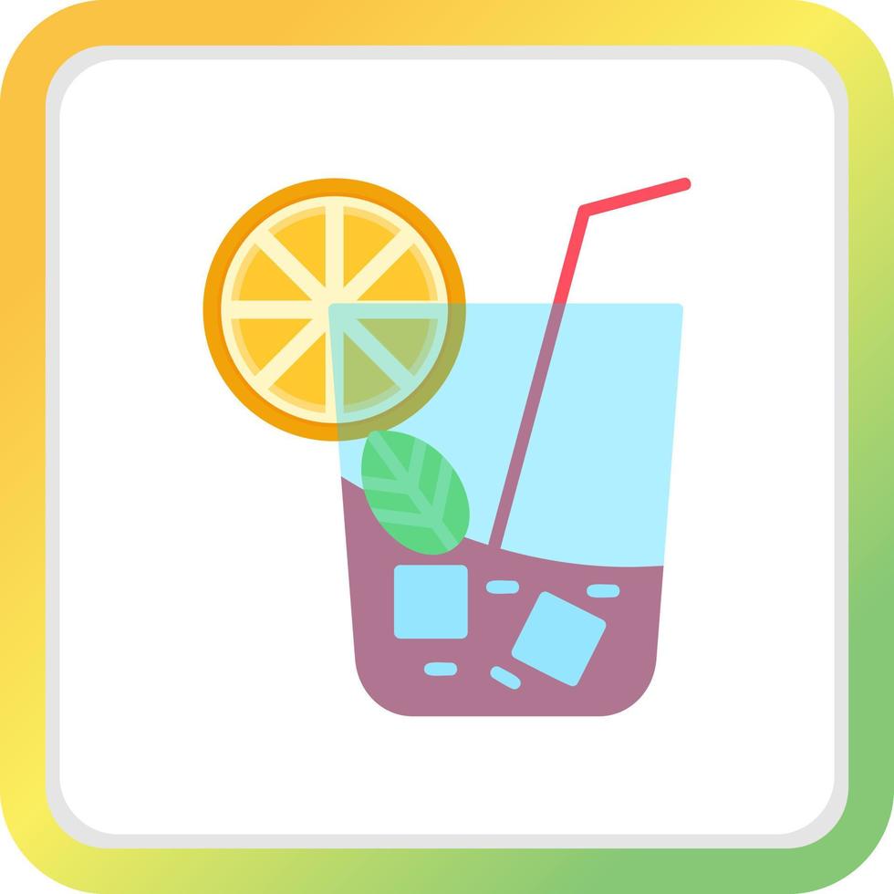 Cocktail Creative Icon Design vector