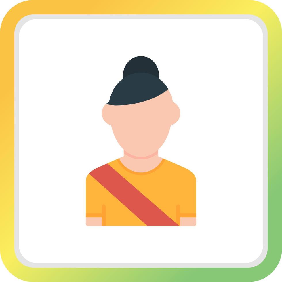 Gymnast Creative Icon Design vector