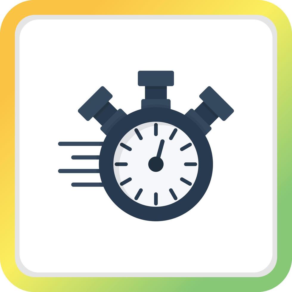 Stopwatch Creative Icon Design vector