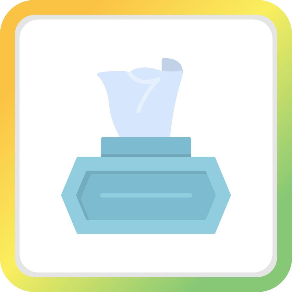 Wet Wipes Creative Icon Design vector