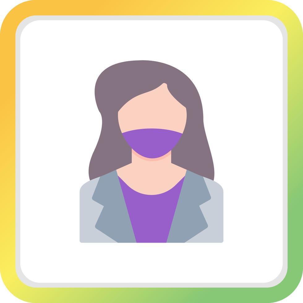 Actress Creative Icon Design vector