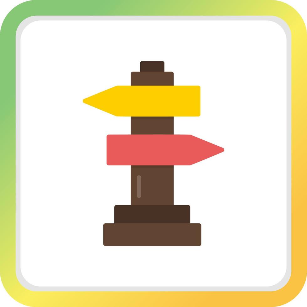 Road Sign Creative Icon Design vector