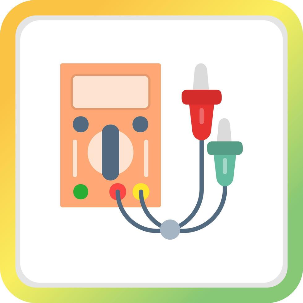 Electric Tester Creative Icon Design vector