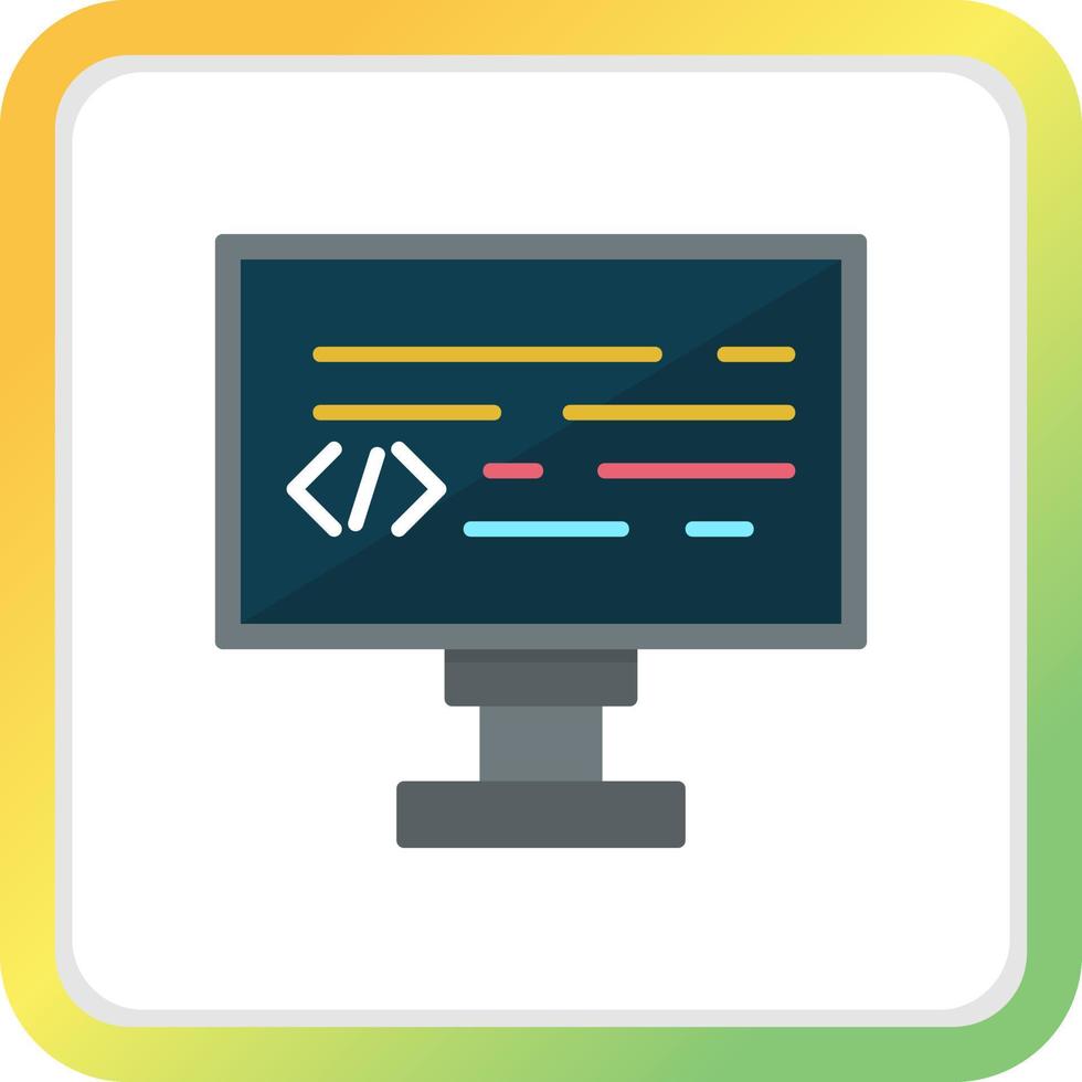 Coding Creative Icon Design vector