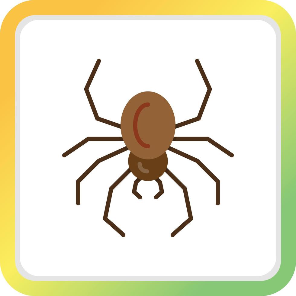 Spider Creative Icon Design vector