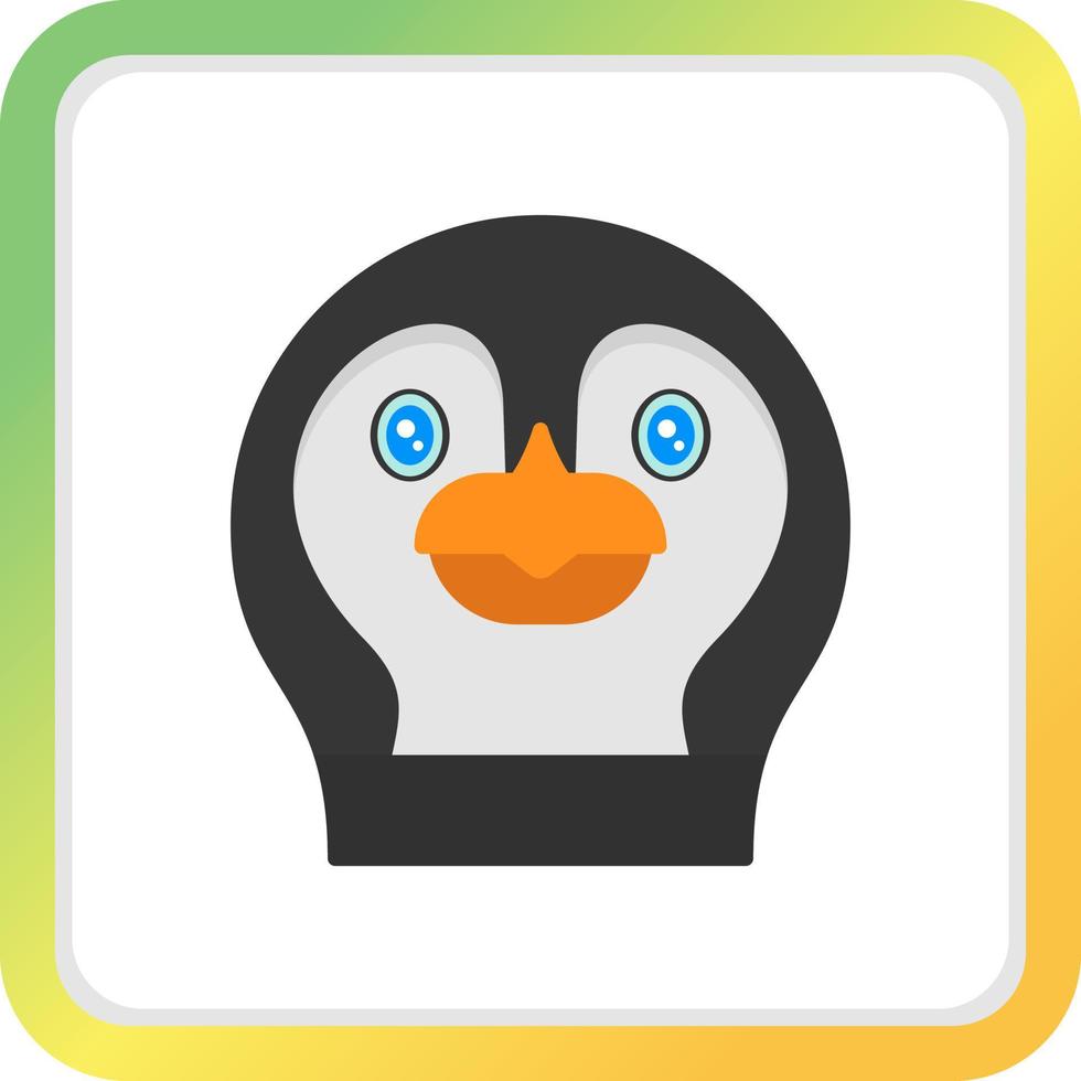 diseño de icono creativo de pingüino vector