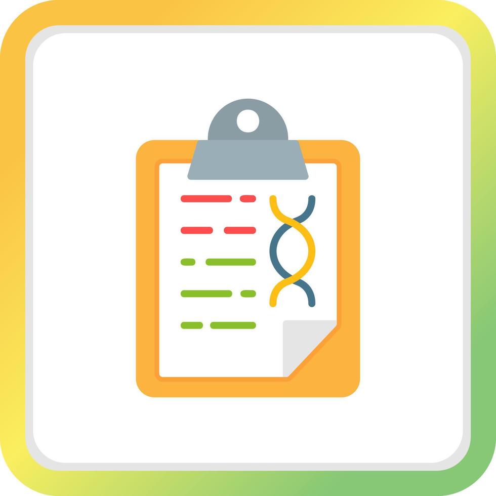 Dna Test Creative Icon Design vector