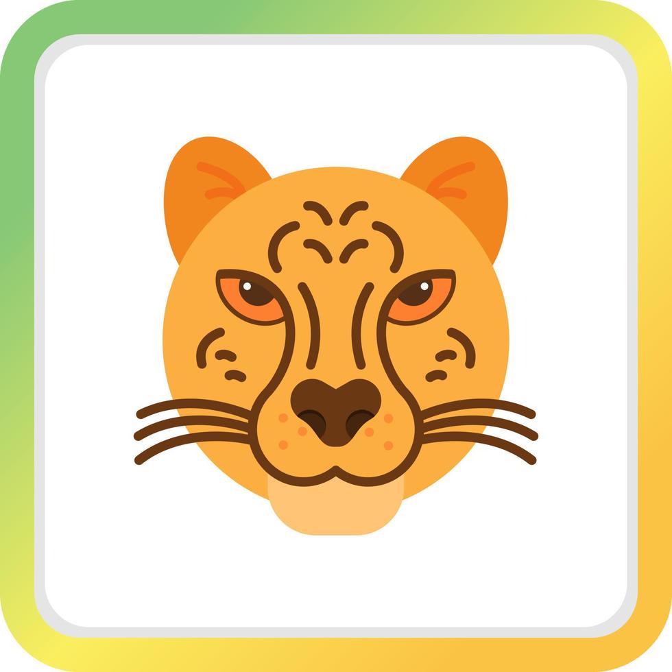 Cheetah Creative Icon Design vector
