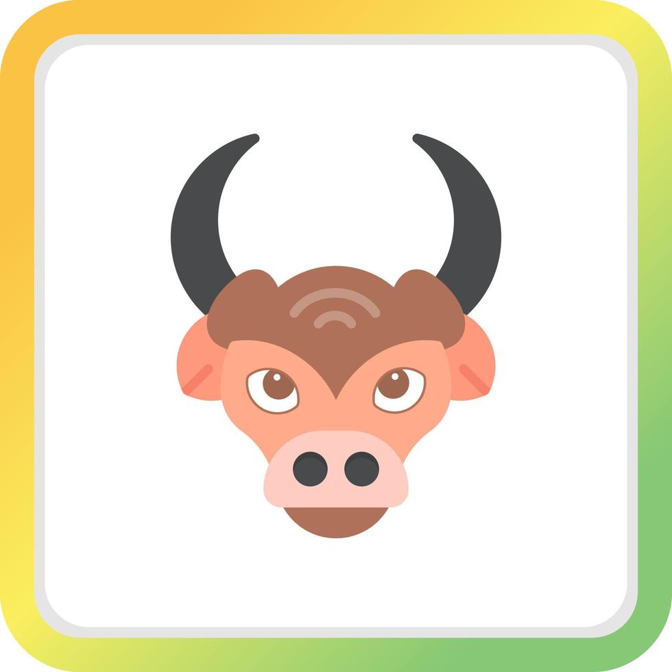 diseño de icono creativo de vaca vector