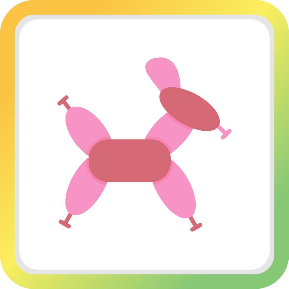 Balloon Modelling Creative Icon Design vector