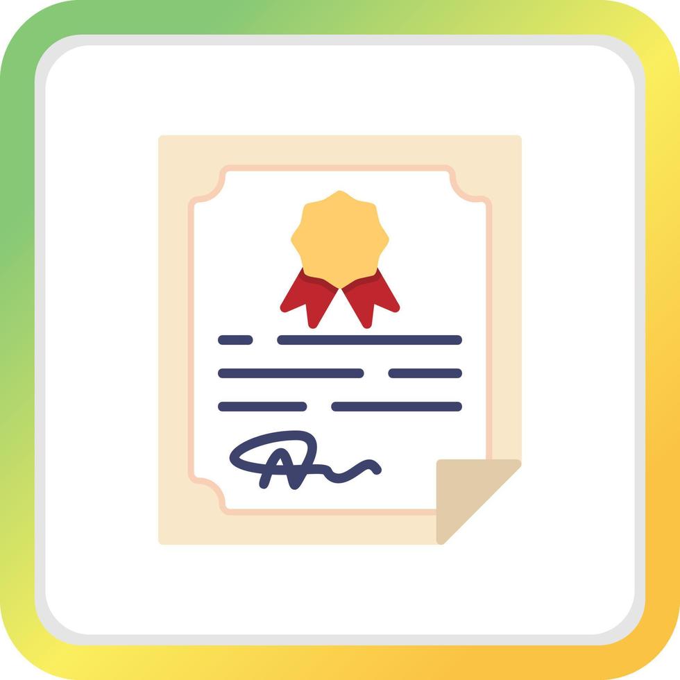 Diploma Creative Icon Design vector
