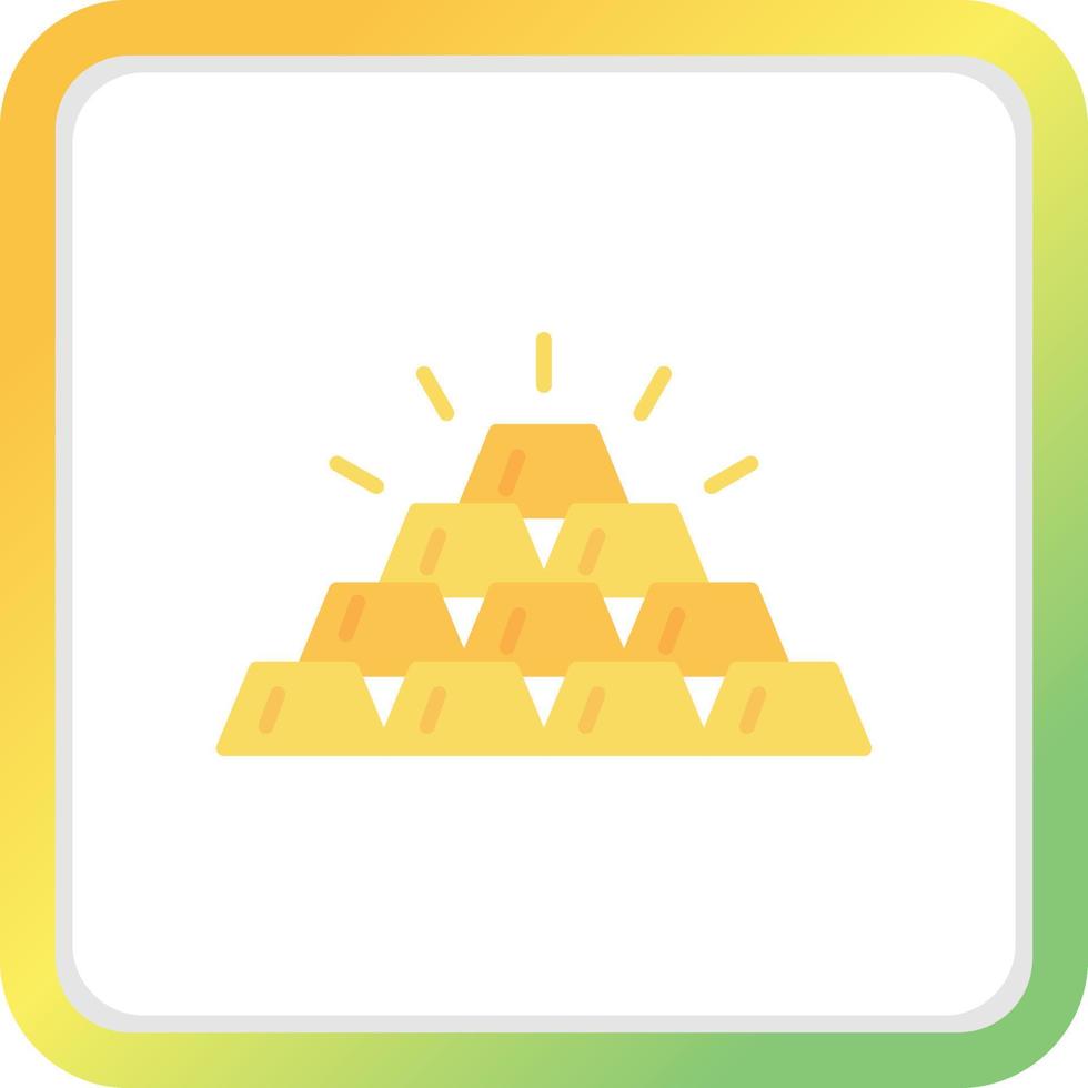 Gold Creative Icon Design vector