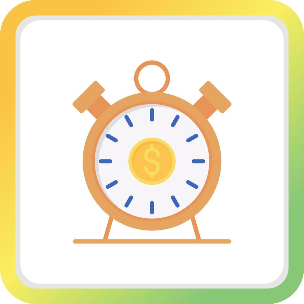 Money Hour Creative Icon Design vector