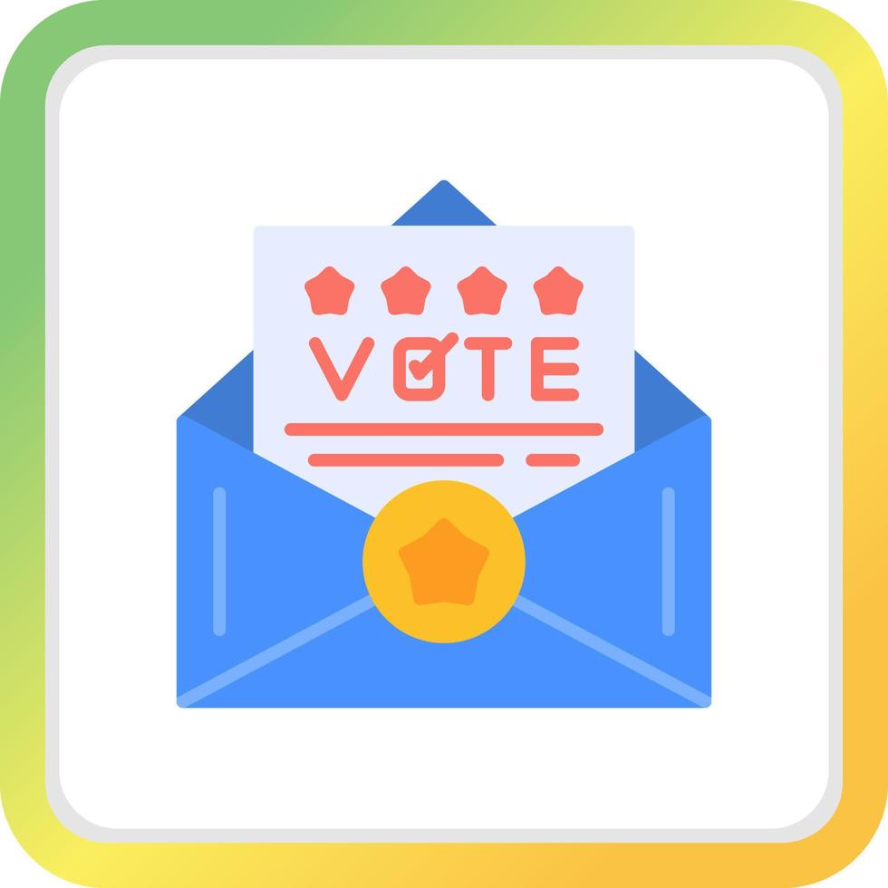Vote Creative Icon Design vector