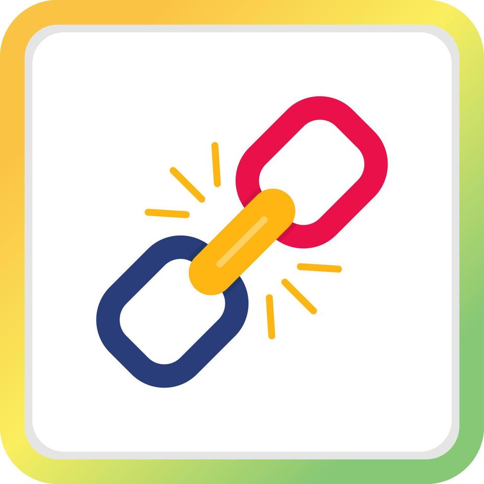 Link Creative Icon Design vector