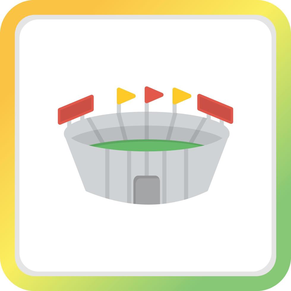 Stadium Creative Icon Design vector