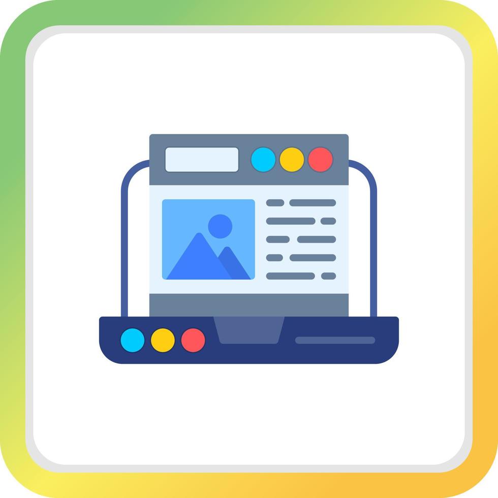 Content Creative Icon Design vector