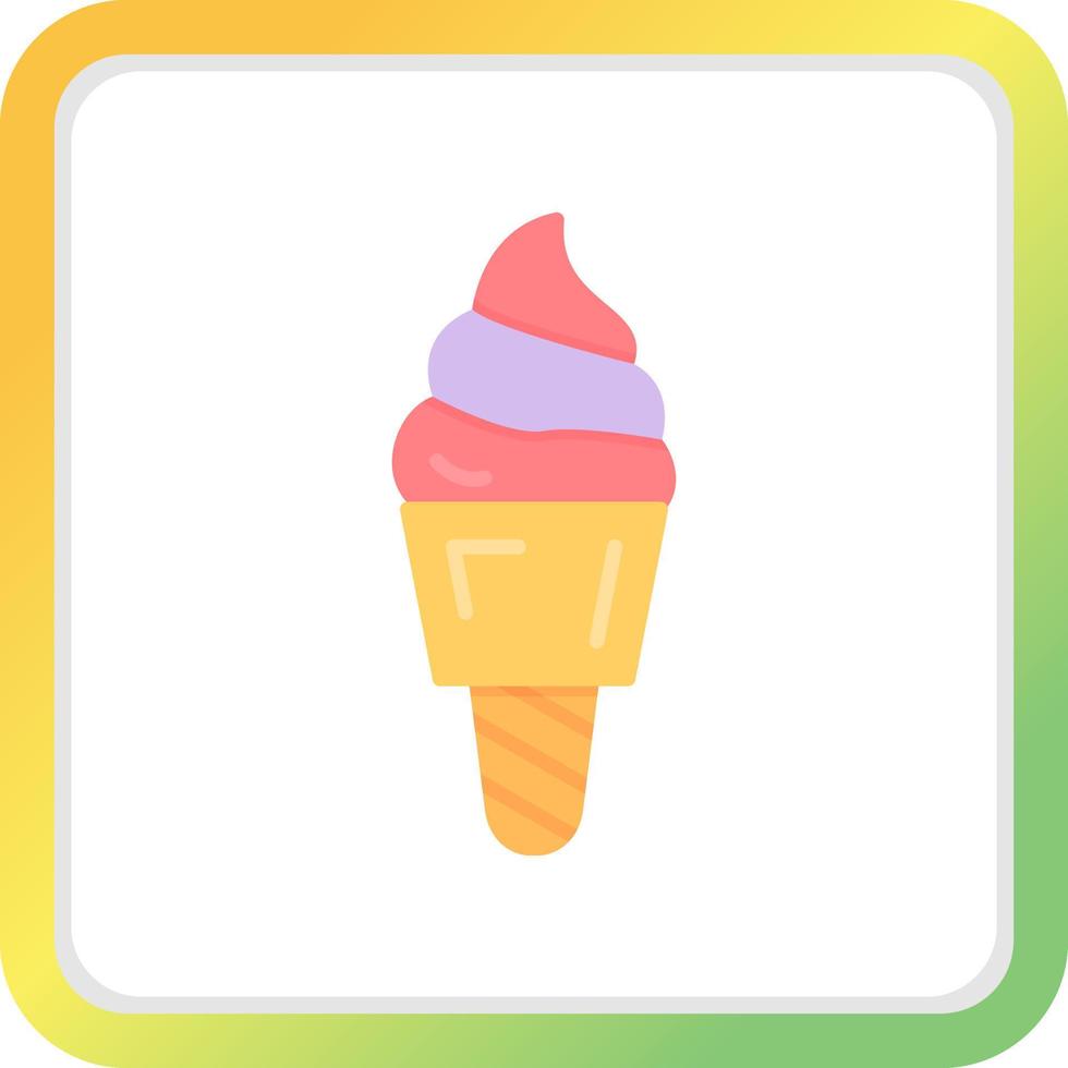 Ice Cream Creative Icon Design vector