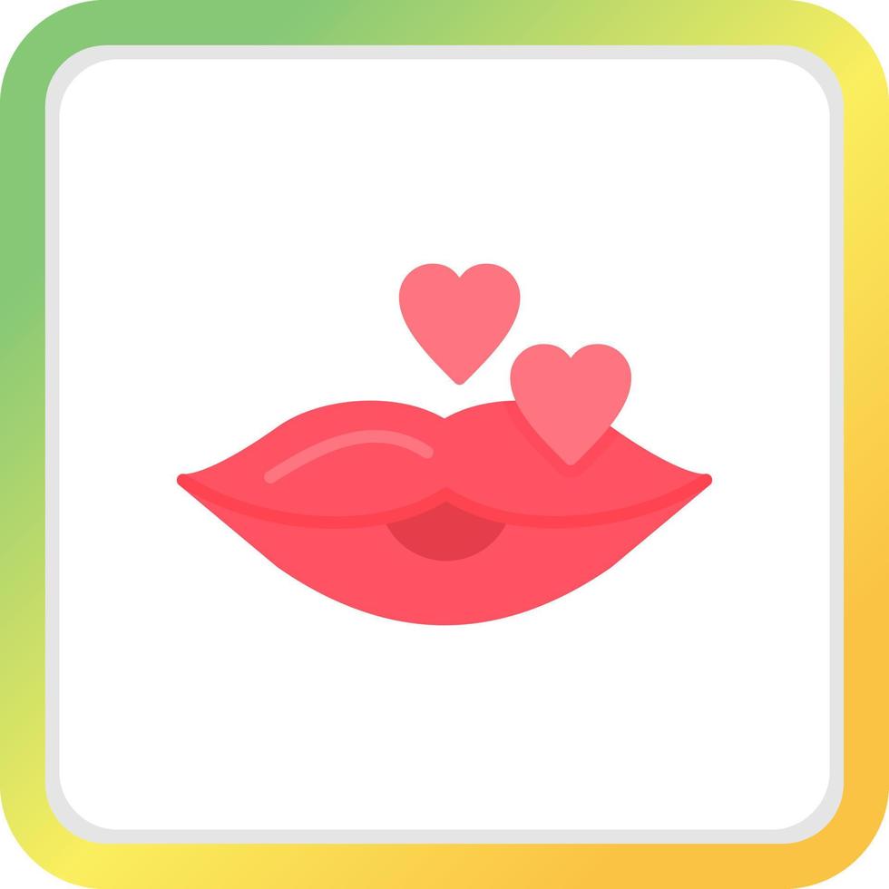 diseño de icono creativo de labios vector