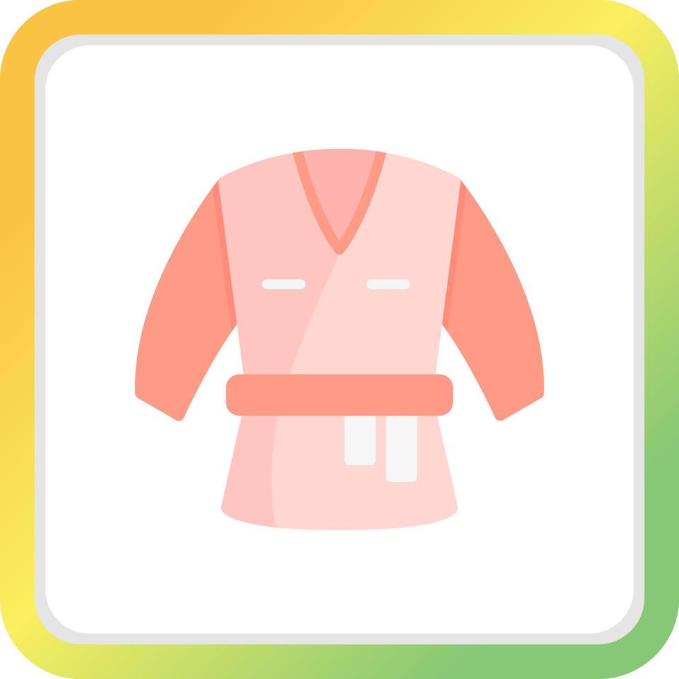 diseño de icono creativo de kimono vector