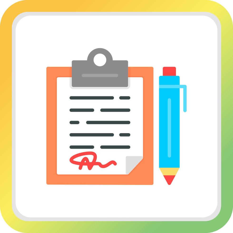 Contract Creative Icon Design vector