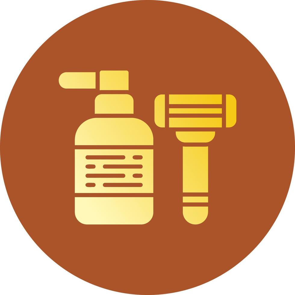 Shaving Creative Icon Design vector