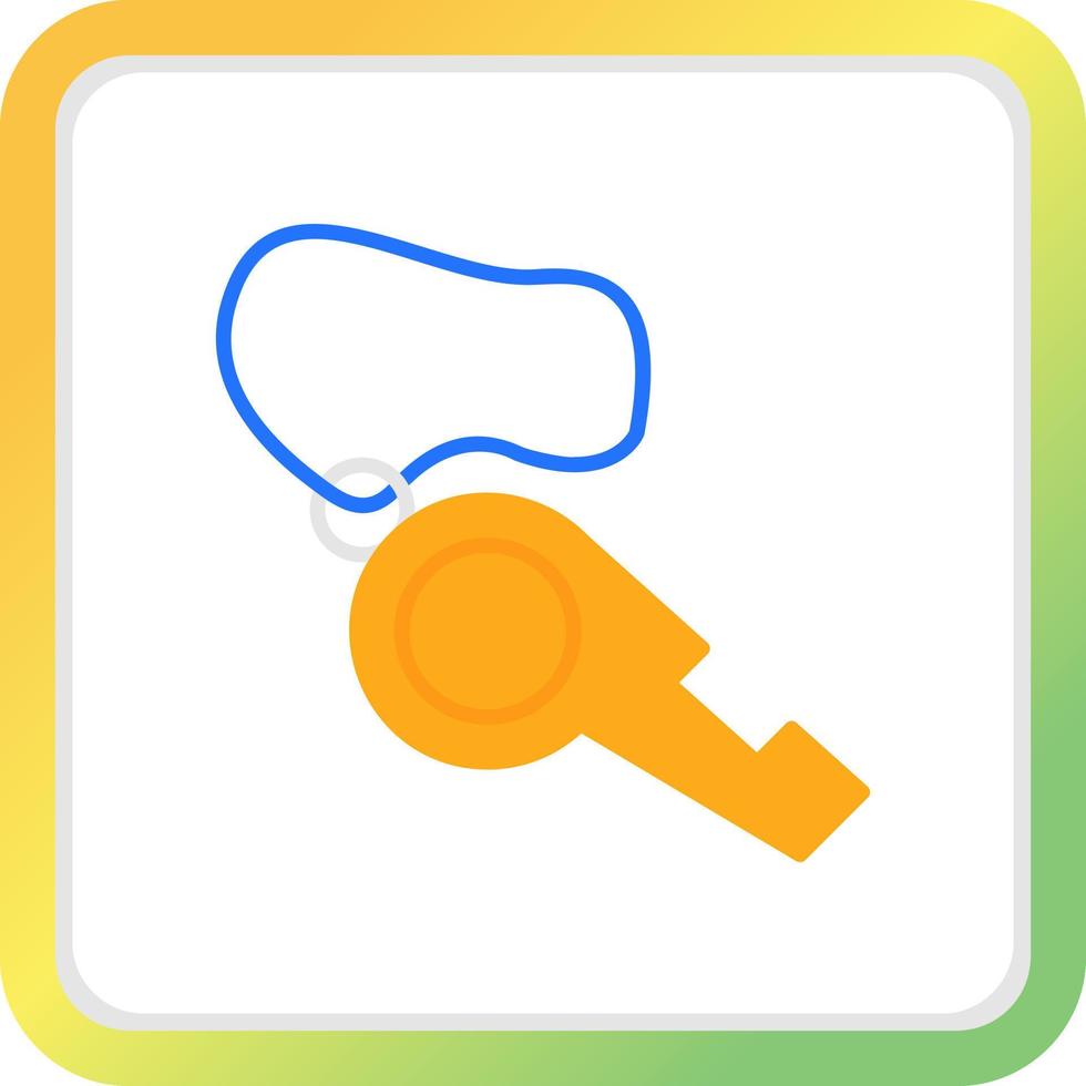 Whistle Creative Icon Design vector