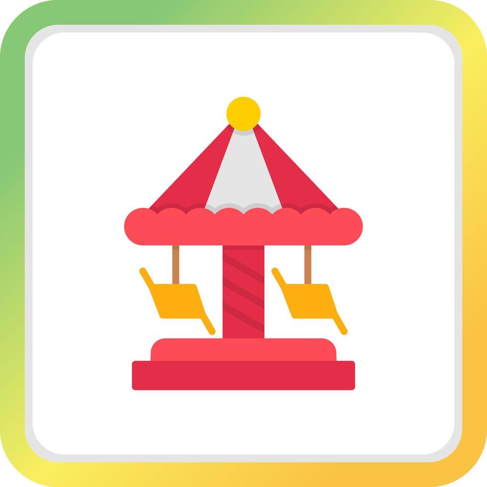 Merry Go Round Creative Icon Design vector