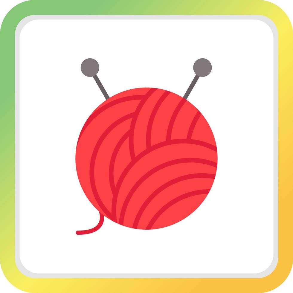 Wool Ball Creative Icon Design vector
